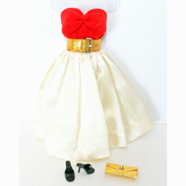 Vintage 1963 Mattel Barbie Golden Elegance Outfit Coat & Dress As Is